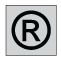 Grey rectangle Canadian safety footwear symbol